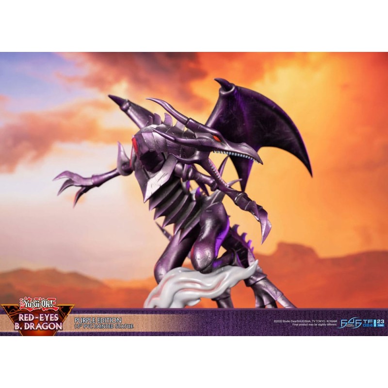 Yu-Gi-Oh! statuette PVC Red-Eyes B. Dragon Purple Colour 33 cm