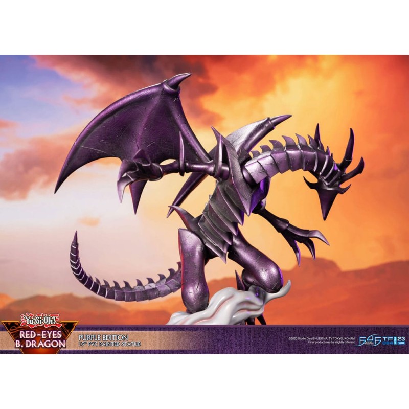 Yu-Gi-Oh! statuette PVC Red-Eyes B. Dragon Purple Colour 33 cm