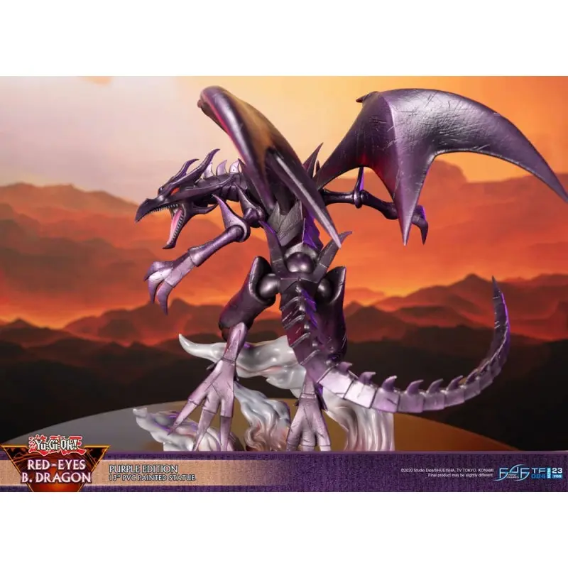 Yu-Gi-Oh! statuette PVC Red-Eyes B. Dragon Purple Colour 33 cm | 5060316627051