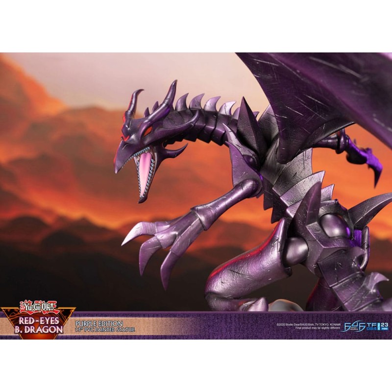 Yu-Gi-Oh! statuette PVC Red-Eyes B. Dragon Purple Colour 33 cm