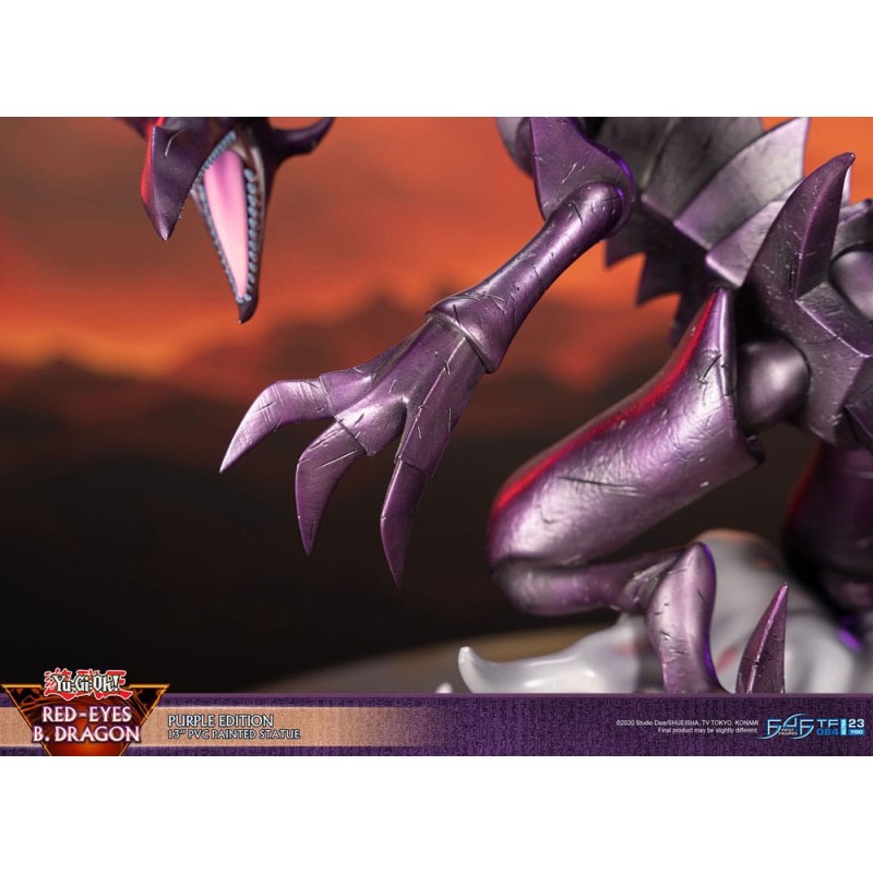 Yu-Gi-Oh! statuette PVC Red-Eyes B. Dragon Purple Colour 33 cm