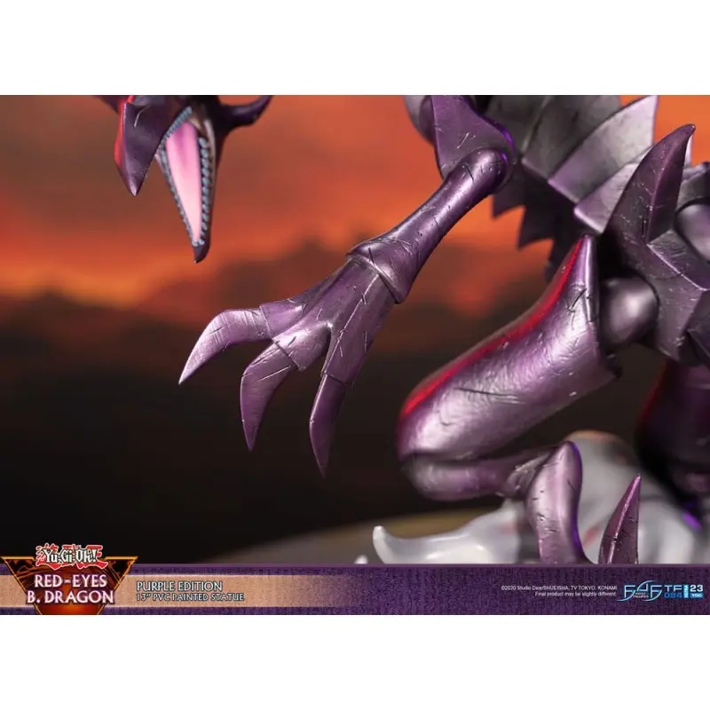 Yu-Gi-Oh! statuette PVC Red-Eyes B. Dragon Purple Colour 33 cm | 5060316627051