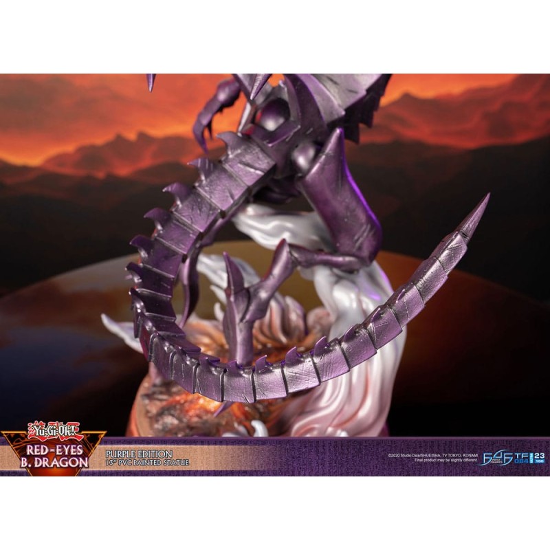 Yu-Gi-Oh! statuette PVC Red-Eyes B. Dragon Purple Colour 33 cm