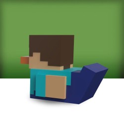 Minecraft Tubbz figurine Mini PVC Steve 5 cm 