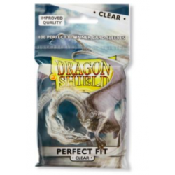 Product: Standard Perfect Fit Sleeves - Clear/Clear (100 Sleeves)
Brand: Dragon Shield