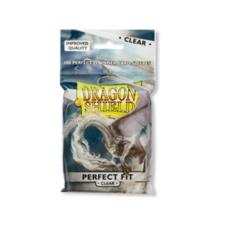 Product: Standard Perfect Fit Sleeves - Clear/Clear (100 Sleeves)
Brand: Dragon Shield