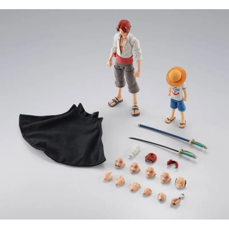 One Piece pack 2 figurines S.H.Figuarts Shanks & Monkey D. Luffy Childhood Ver.  | 4573102673053