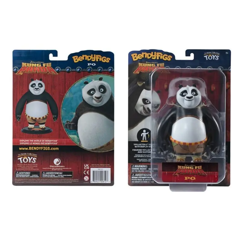 Kung Fu Panda figurine flexible Bendyfigs Po Ping 15 cm | 0849421008123