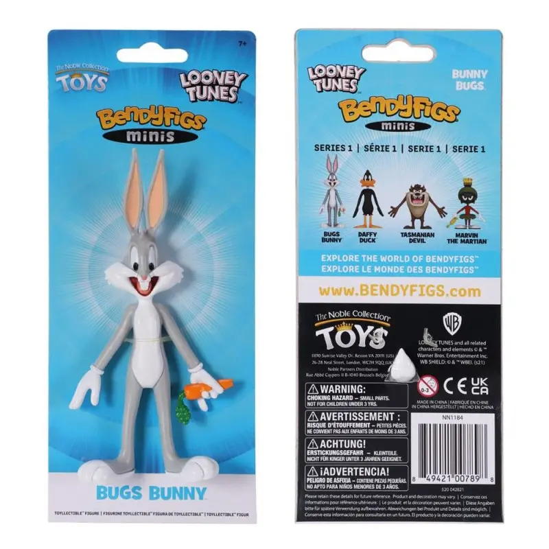 Looney Tunes figurine flexible Bendyfigs Bugs Bunny 14 cm | 0849421007898