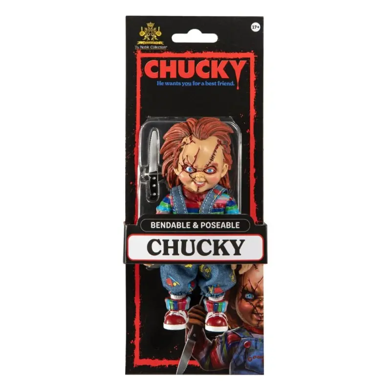 Chucky Jeu d´enfant figurine flexible Bendyfigs Chucky 14 cm | 0849421010560