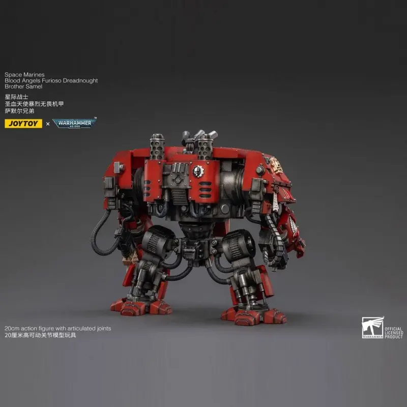 Warhammer 40k figurine 1/18 Blood Angels Furioso Dreadnought Brother Samel 20 cm | 6973130372634