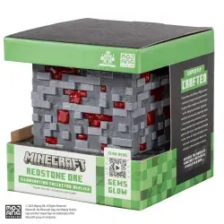 Minecraft réplique Illuminating Redstone Ore Cube 10 cm | 0849421009465