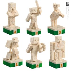 Minecraft jeu d´échecs Overworld Heroes vs. Hostile Mobs