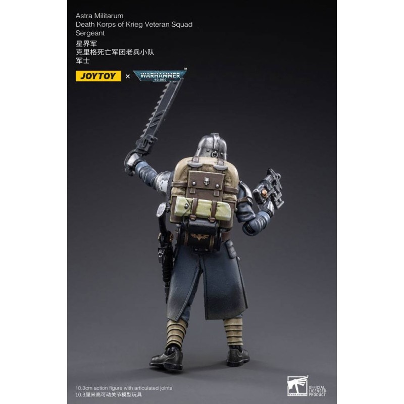 Warhammer 40k figurine 1/18 Death Korps of Krieg Veteran Squad Sergeant 10 cm