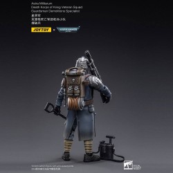 Warhammer 40k figurine 1/18 Death Korps of Krieg Veteran Squad Guardsman Demolitions Specialist 10 cm