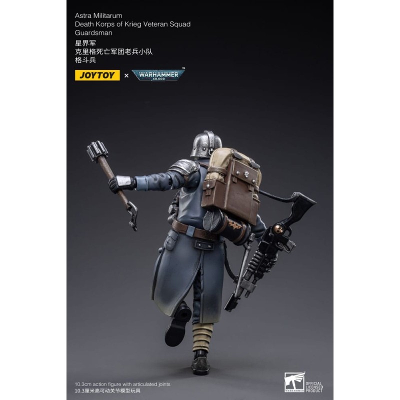 Warhammer 40k figurine 1/18 Astra MilitarumDeath Korps of Krieg Veteran Squad Guardsman 11 cm    