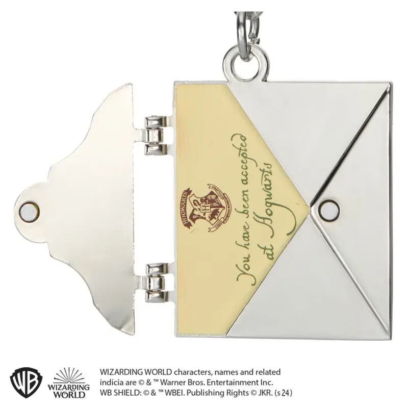 Harry Potter porte-clés métal Poudlard Acceptance Letter  | 0849421008956