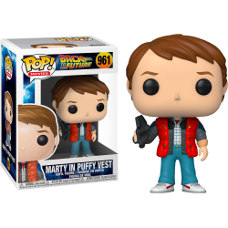 Retour vers le Futur Figurine Funko POP! Movies Vinyl Marty in Puffy Vest 9 cm