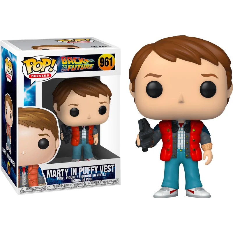 Back to the Future Figure Funko POP! Animation Vinyl Marty in Puffy Vest 9 cm | 889698487054