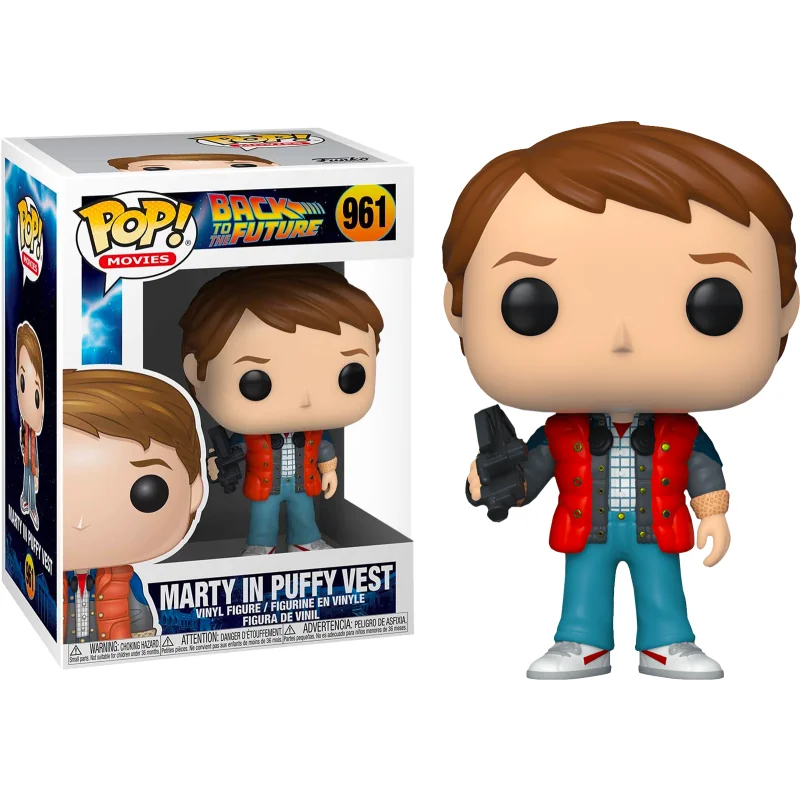 Terug naar de toekomst Figuur Funko POP! Animatie Vinyl Marty in Gezwollen Vest 9 cm | 889698487054