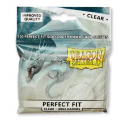 Produit : Standard Perfect Fit Sideloading Sleeves - Clear/Clear (100 Sleeves) Marque : Dragon Shield