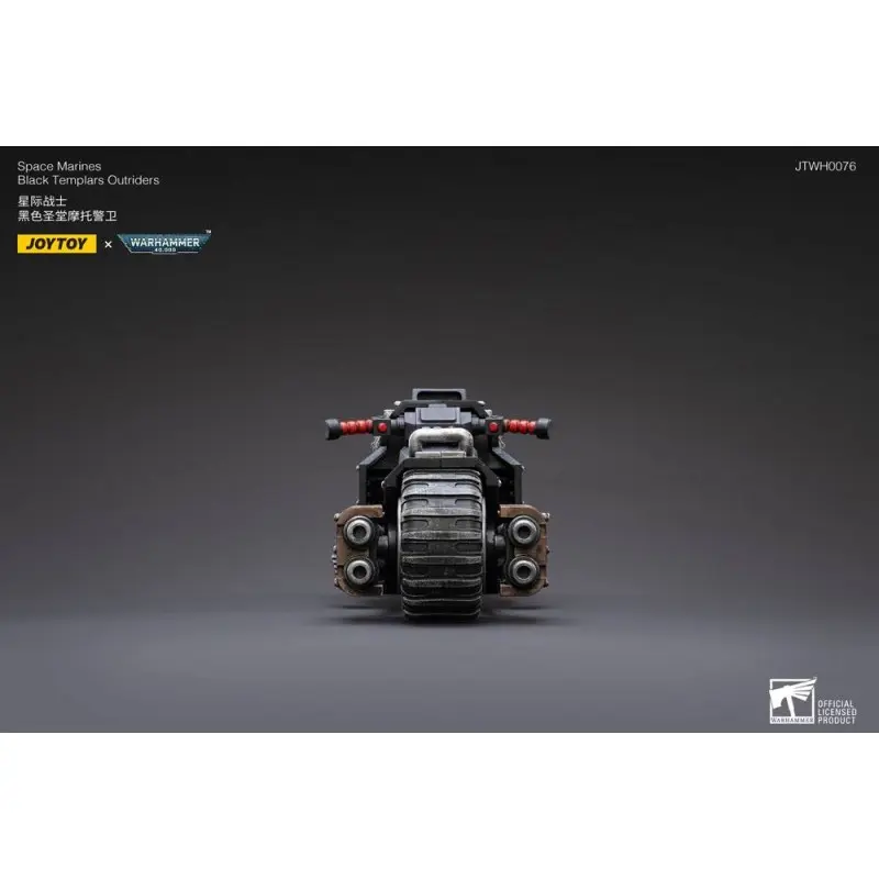 Warhammer 40k véhicule 1/18 Black Templars Outrider Bike 22 cm | 6973130372856