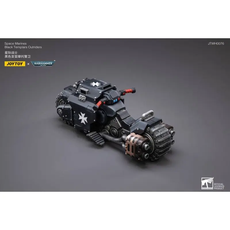 Warhammer 40k véhicule 1/18 Black Templars Outrider Bike 22 cm | 6973130372856