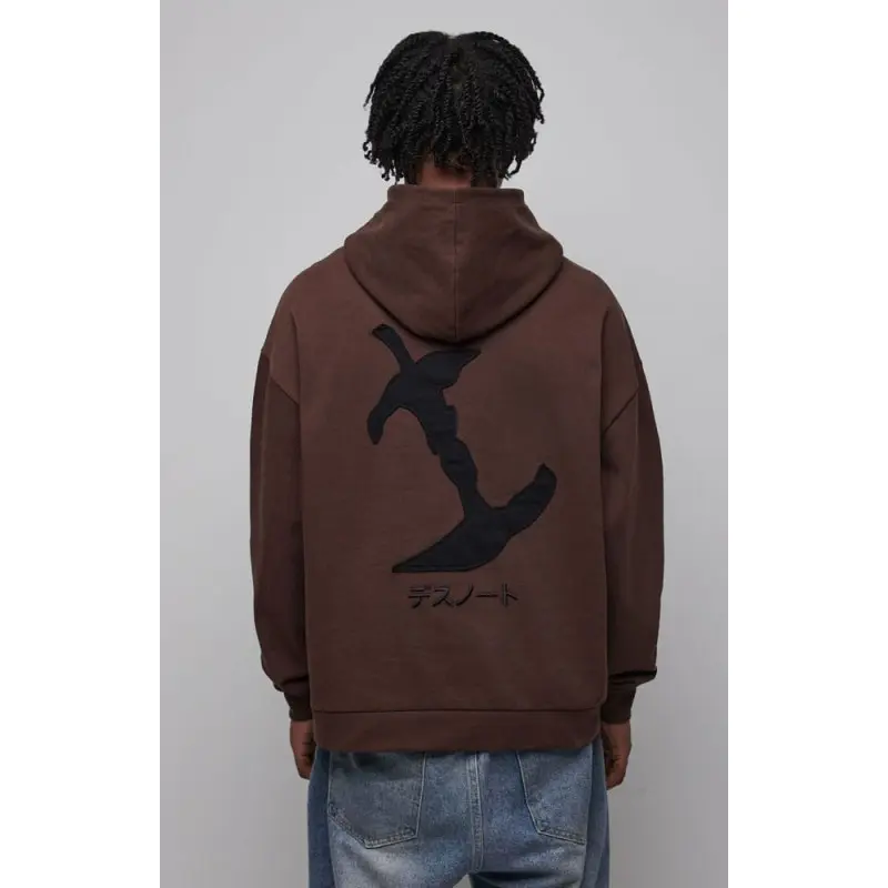 Death Note sweater à capuche Graphic Brown (M) | 8718526184174