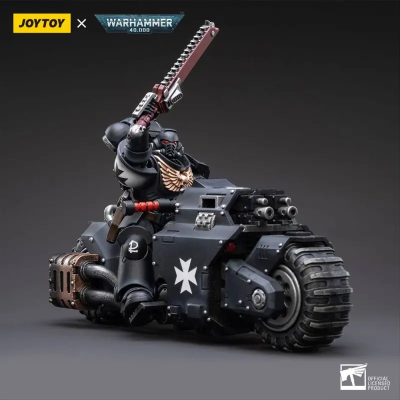 Warhammer 40k véhicule 1/18 Black Templars Outrider Bike 22 cm | 6973130372856
