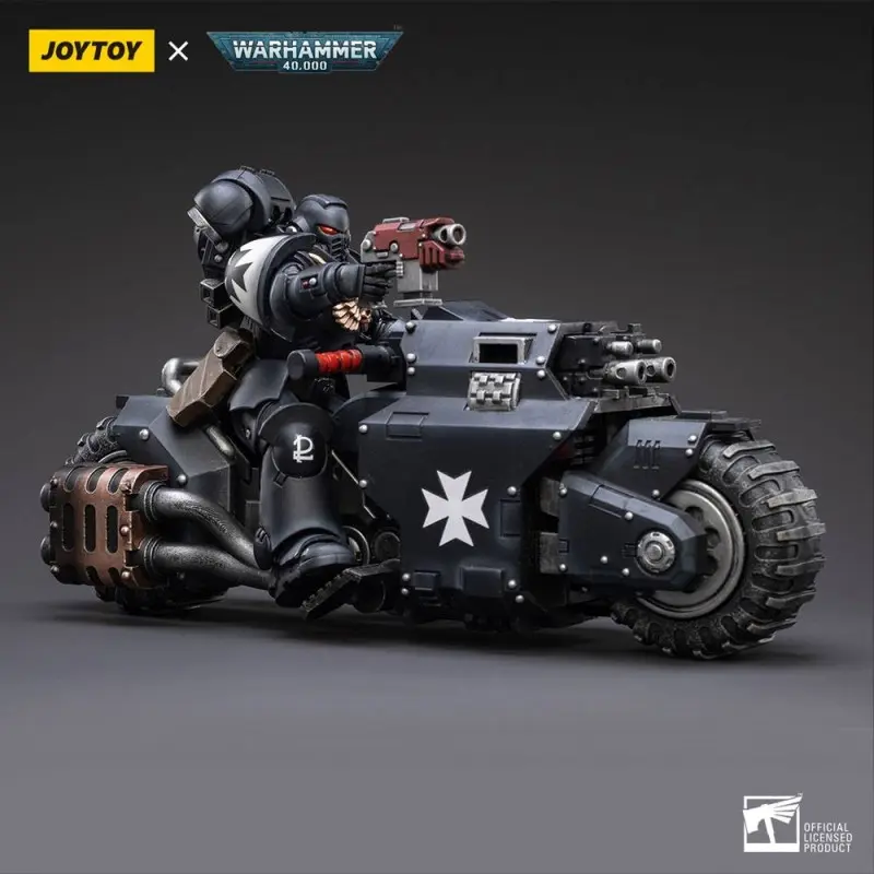 Warhammer 40k véhicule 1/18 Black Templars Outrider Bike 22 cm | 6973130372856