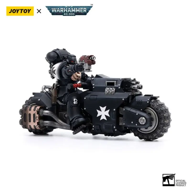 Warhammer 40k véhicule 1/18 Black Templars Outrider Bike 22 cm | 6973130372856