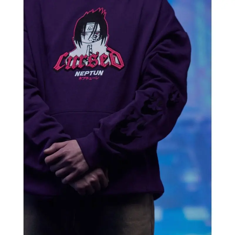 Naruto Shippuden sweater à capuche Graphic Purple (M) | 8718526548921