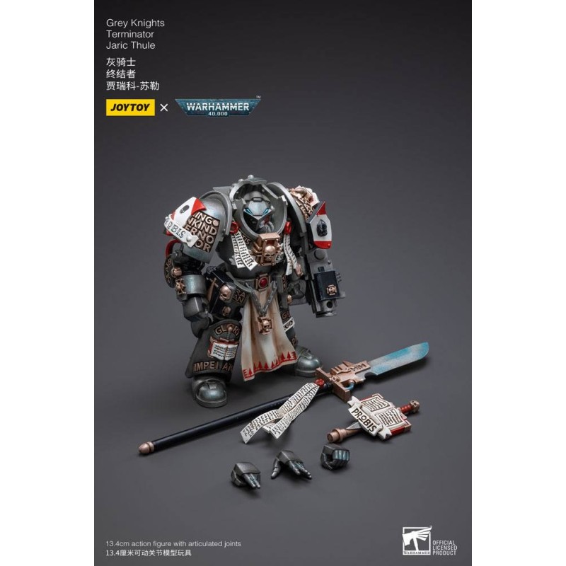 Warhammer 40k figurine 1/18 Grey Knights Terminator Jaric Thule 13 cm