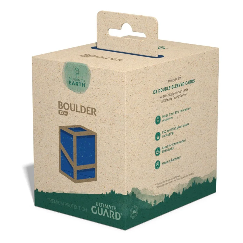 Product: Return To Earth Boulder Deck Case 133+ Standard Size Blue Brand: Ultimate Guard