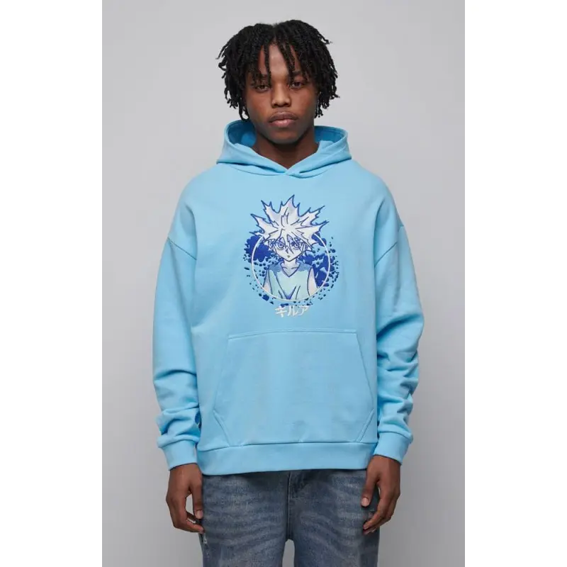 Hunter x Hunter sweater à capuche Graphic Blue (S) | 8718526183900