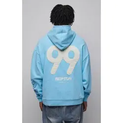 Hunter x Hunter sweater à capuche Graphic Blue (S) | 8718526183900