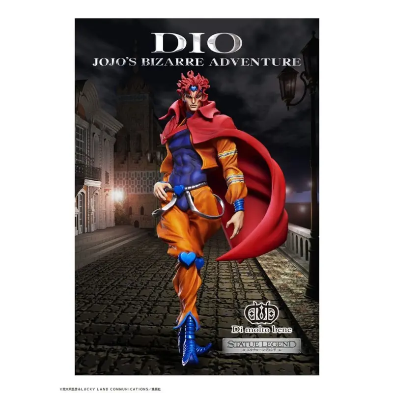 JoJo's Bizarre Adventure Part3 statuette PVC Statue Legend Dio 17 cm (re-run) | 4582777520685