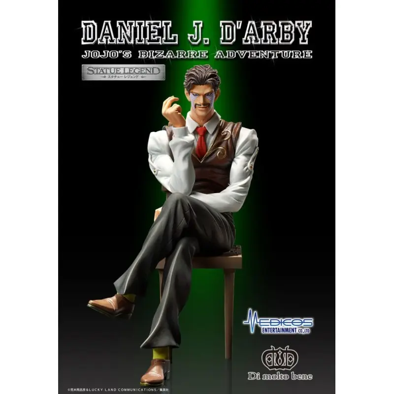 JoJo's Bizarre Adventure Part 3 statuette PVC Statue Daniel J. D'Arby 14 cm | 4582777528131