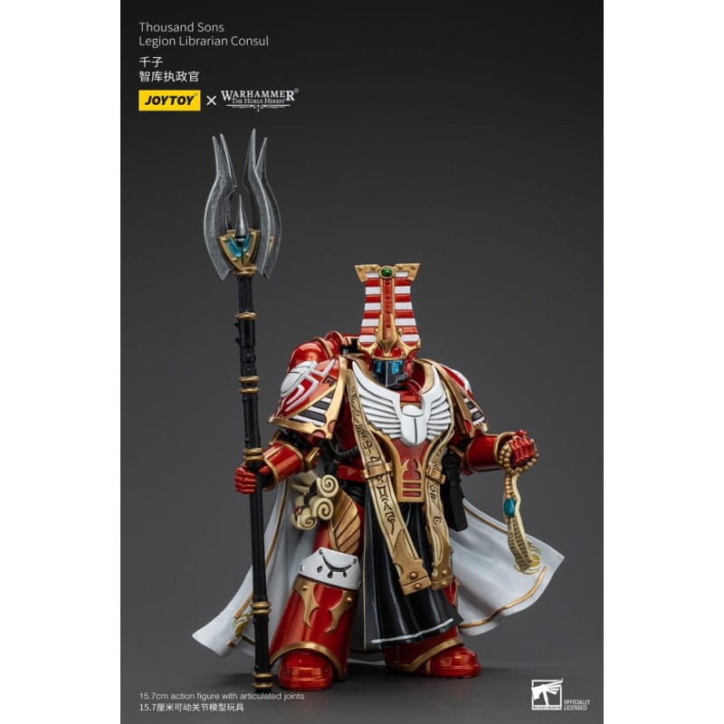 Warhammer The Horus Heresy figurine 1/18 Thousand Sons Legion Librarian Consut 16 cm      