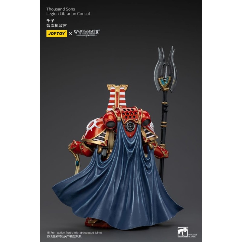 Warhammer The Horus Heresy figurine 1/18 Thousand Sons Legion Librarian Consut 16 cm      