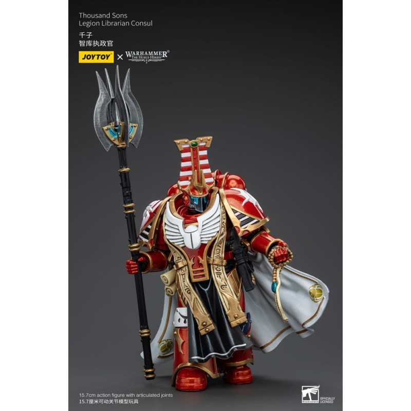 Warhammer The Horus Heresy figurine 1/18 Thousand Sons Legion Librarian Consut 16 cm      