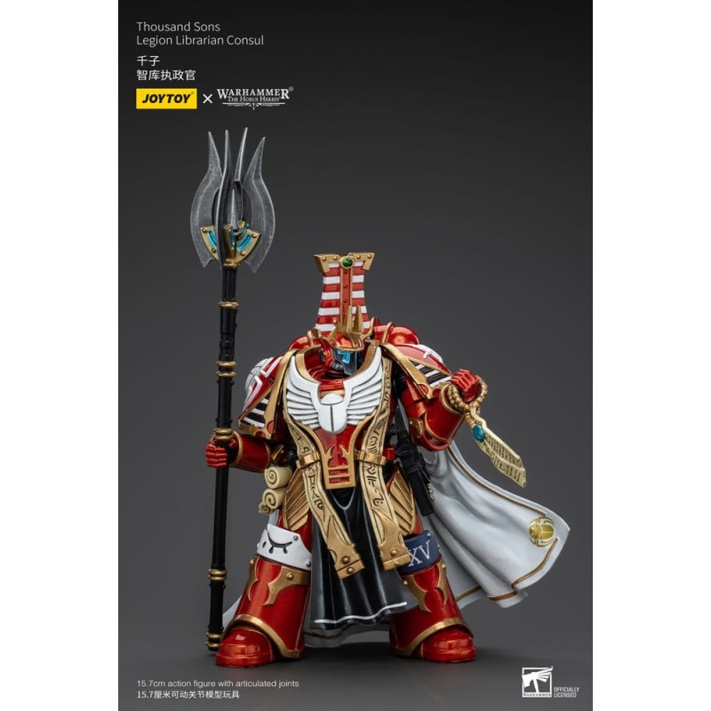 Warhammer The Horus Heresy figurine 1/18 Thousand Sons Legion Librarian Consut 16 cm      