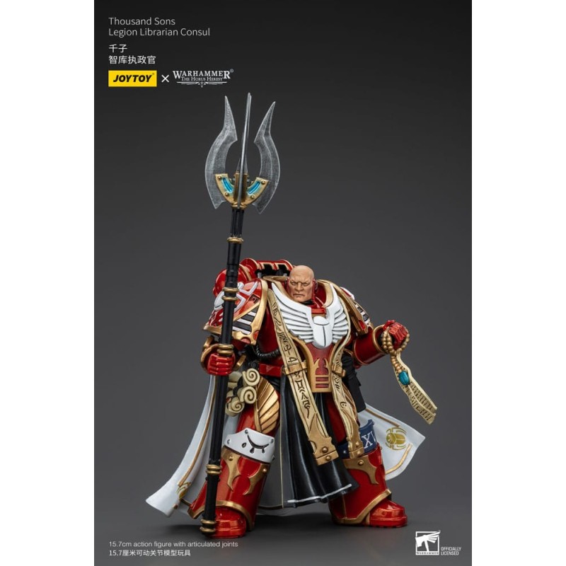 Warhammer The Horus Heresy figurine 1/18 Thousand Sons Legion Librarian Consut 16 cm      