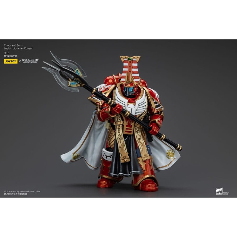 Warhammer The Horus Heresy figurine 1/18 Thousand Sons Legion Librarian Consut 16 cm      