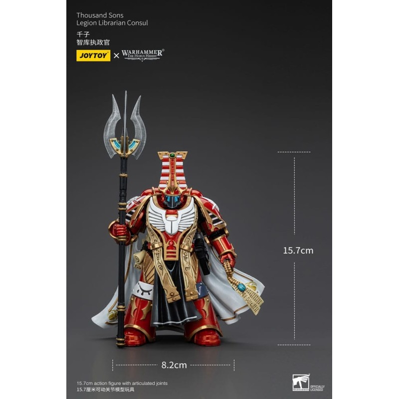 Warhammer The Horus Heresy figurine 1/18 Thousand Sons Legion Librarian Consut 16 cm      