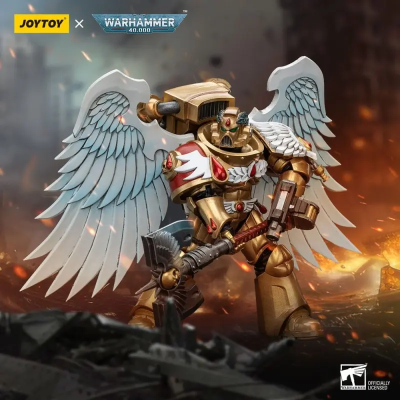 Warhammer 40,000 figurine 1/18 Blood Angels Sanguinary Guard with Encarmine Axe 12 cm | 6973130376250