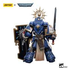 Warhammer 40k figurine 1/18 Ultramarines Primaris Captain with Relic Shield and Power Sword 12 cm | 6973130376465