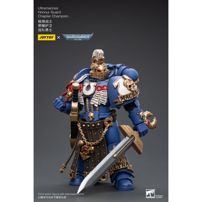 Warhammer 40k figurine 1/18 Ultramarines Honour Guard Chapter Champion 12 cm | 6973130376526