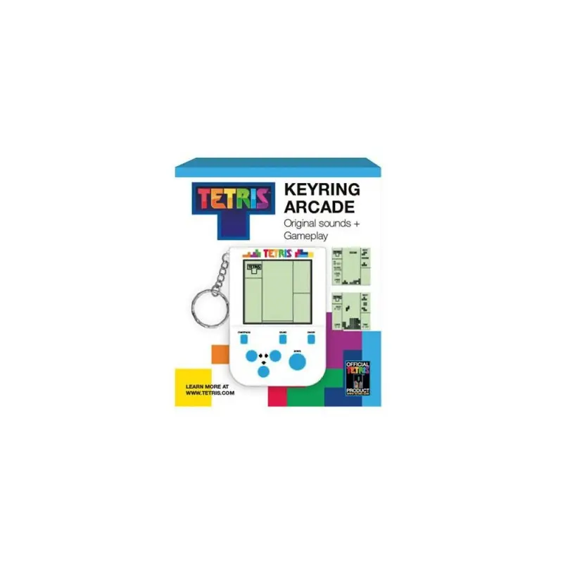 Tetris console de jeu portable avec porte-clés Mini Retro | 5060949244991