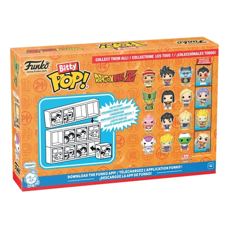 Dragon Ball pack 4 figurines Bitty POP! Vinyl Series 1 2,5 cm | 0889698730235